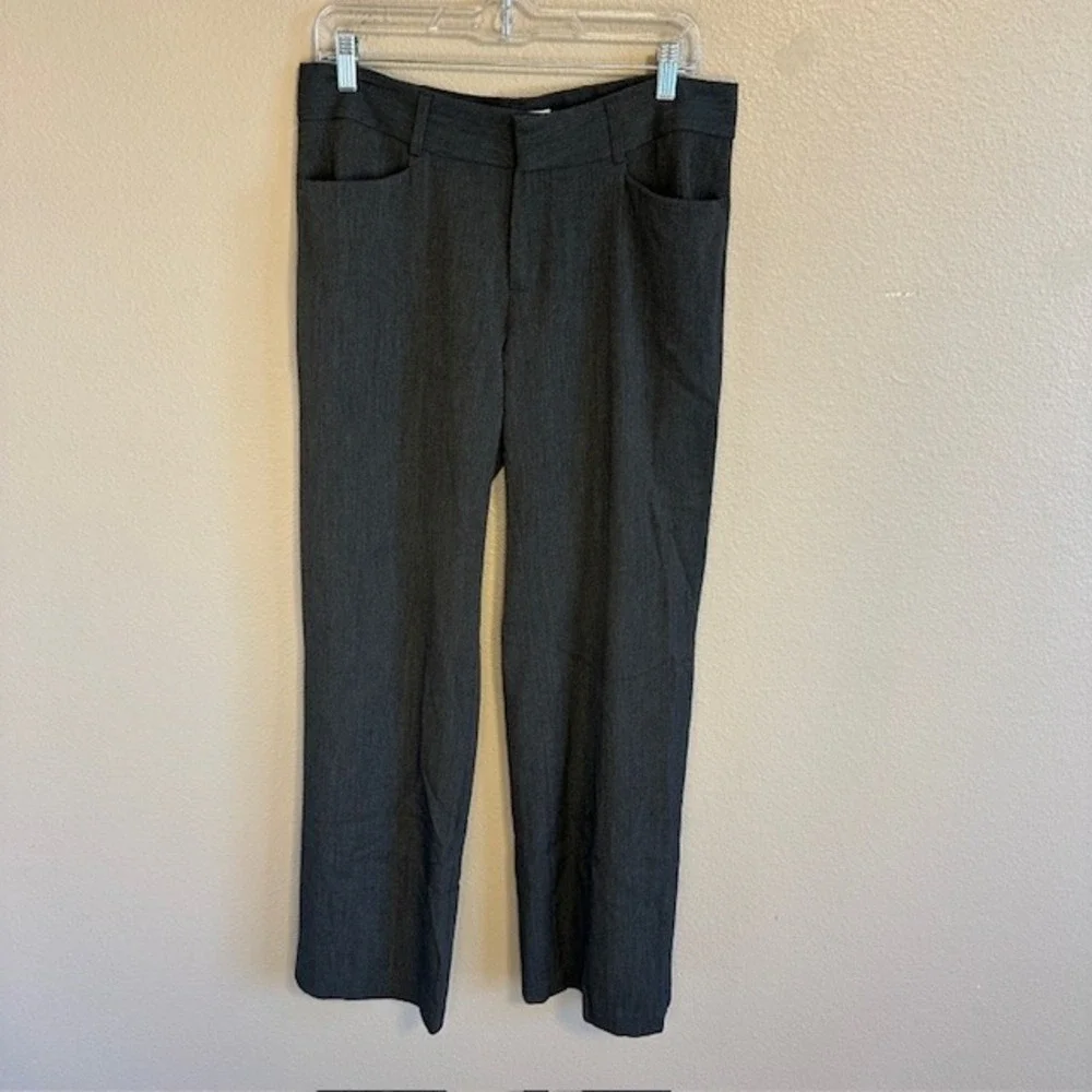 Michael Kors Women's Charcoal Gray Trousers Career Stretch Dress Pants 8‎